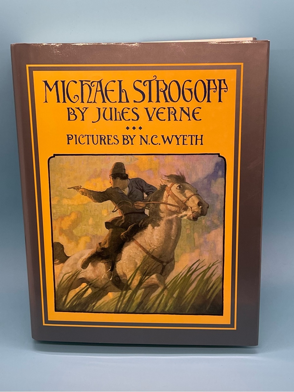 Harcover Book Michael Strogoff By Jules Vern Illustrated By N.C. Wyeth NEW